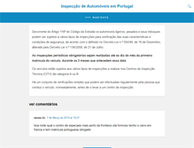 Tablet Screenshot of inspeccaoautomoveis.com